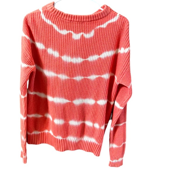 Belle by BELLDINI Women's Cotton Striped Long Sleeve Sweater Size L - Picture 2 of 5